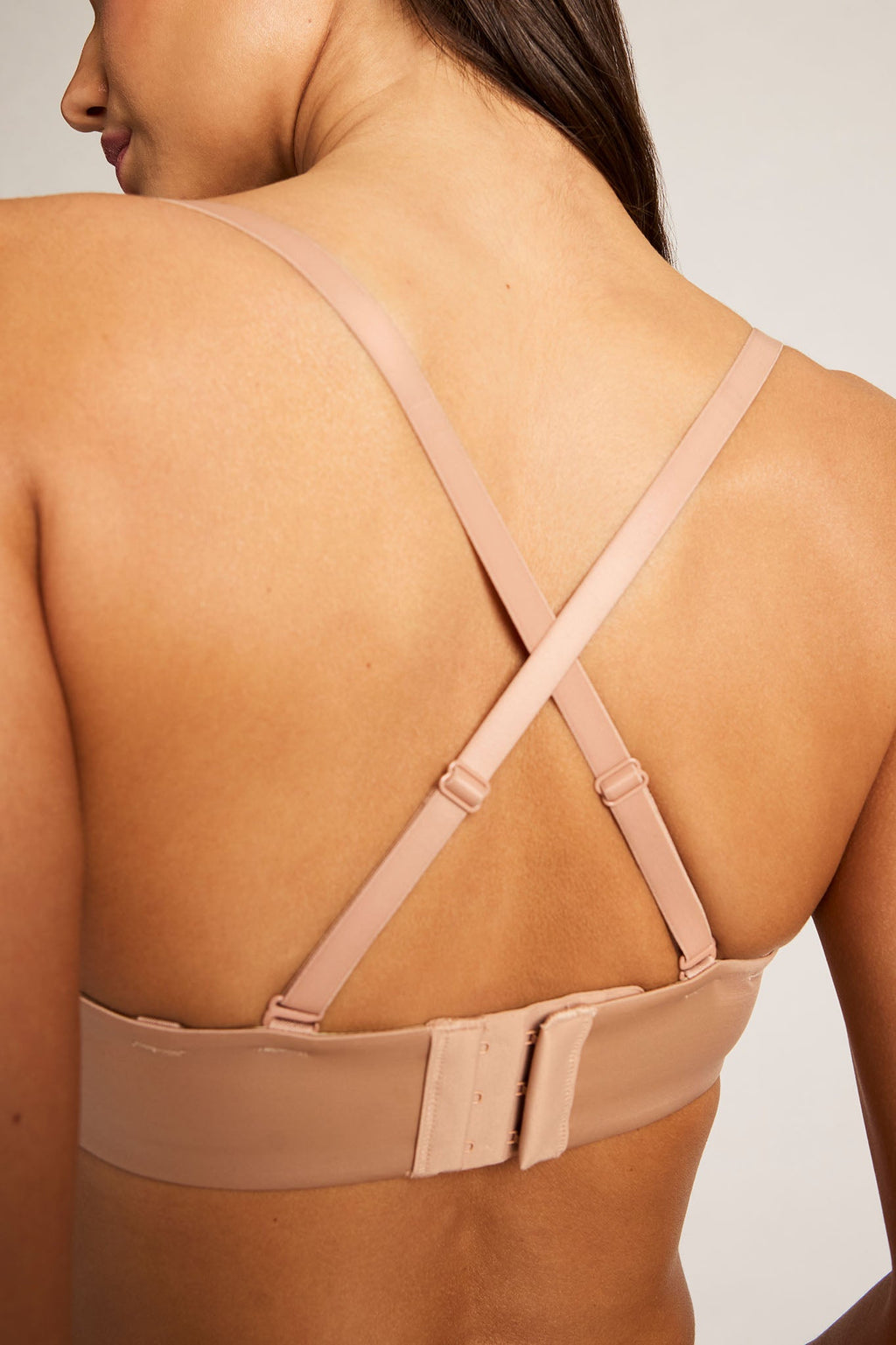 Glacé Strapless Bra in Buff