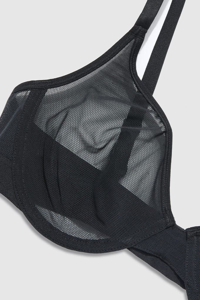 Sieve Demi Bra in Black