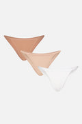 Cloud Cotton String Bikini in Honey (3-Pack)