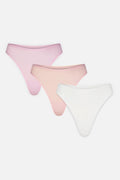 Cloud Cotton Thong in Bermuda (3-Pack)