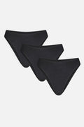 Cloud Cotton French Cut Brief in Black (3-Pack)