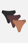 Cloud Cotton Thong in Deep (3-Pack)