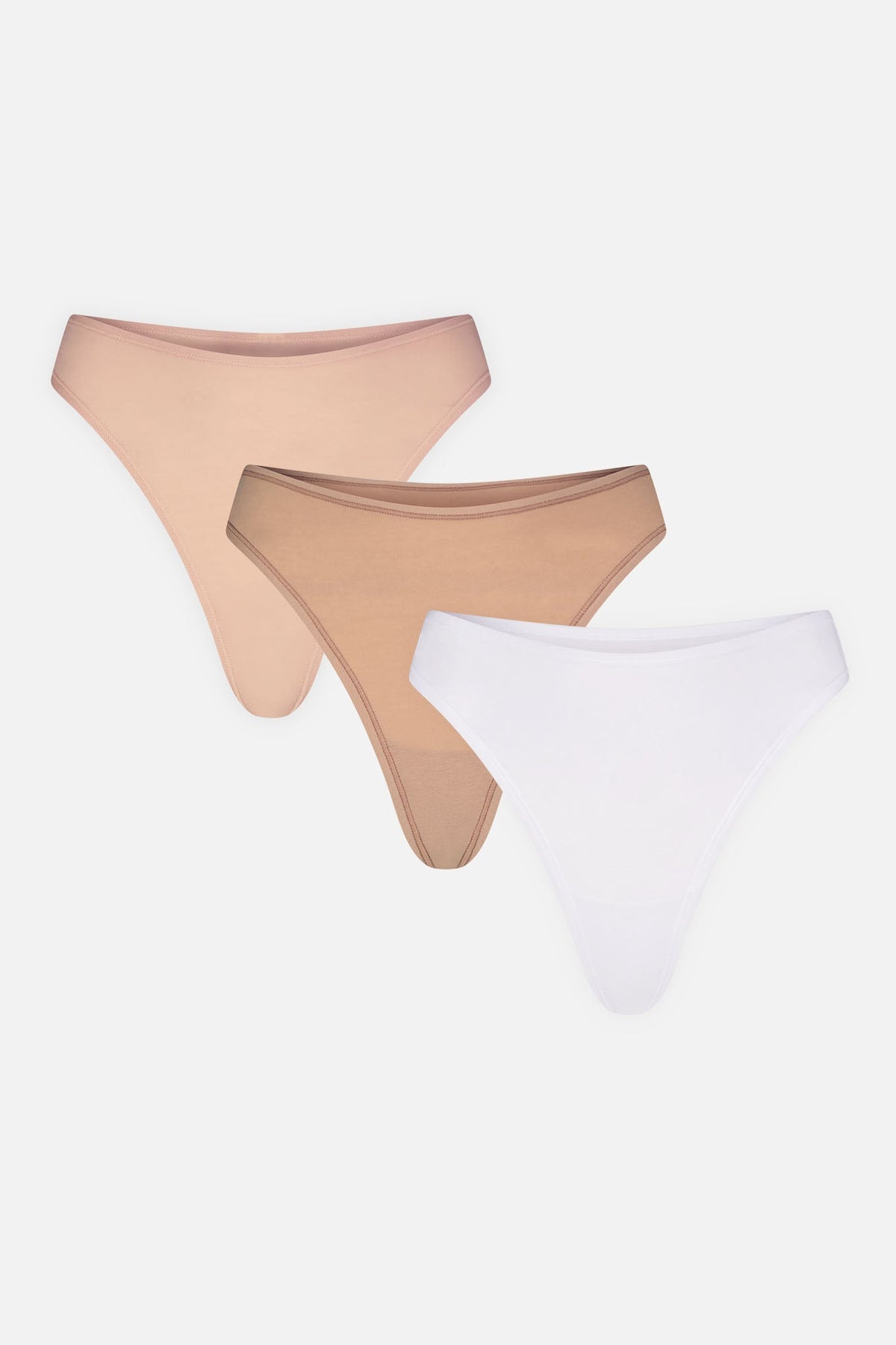 Cloud Cotton Thong in Honey (3-Pack)