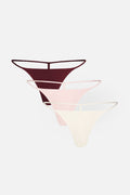 Glacé String Thong in Rouge (3-Pack)