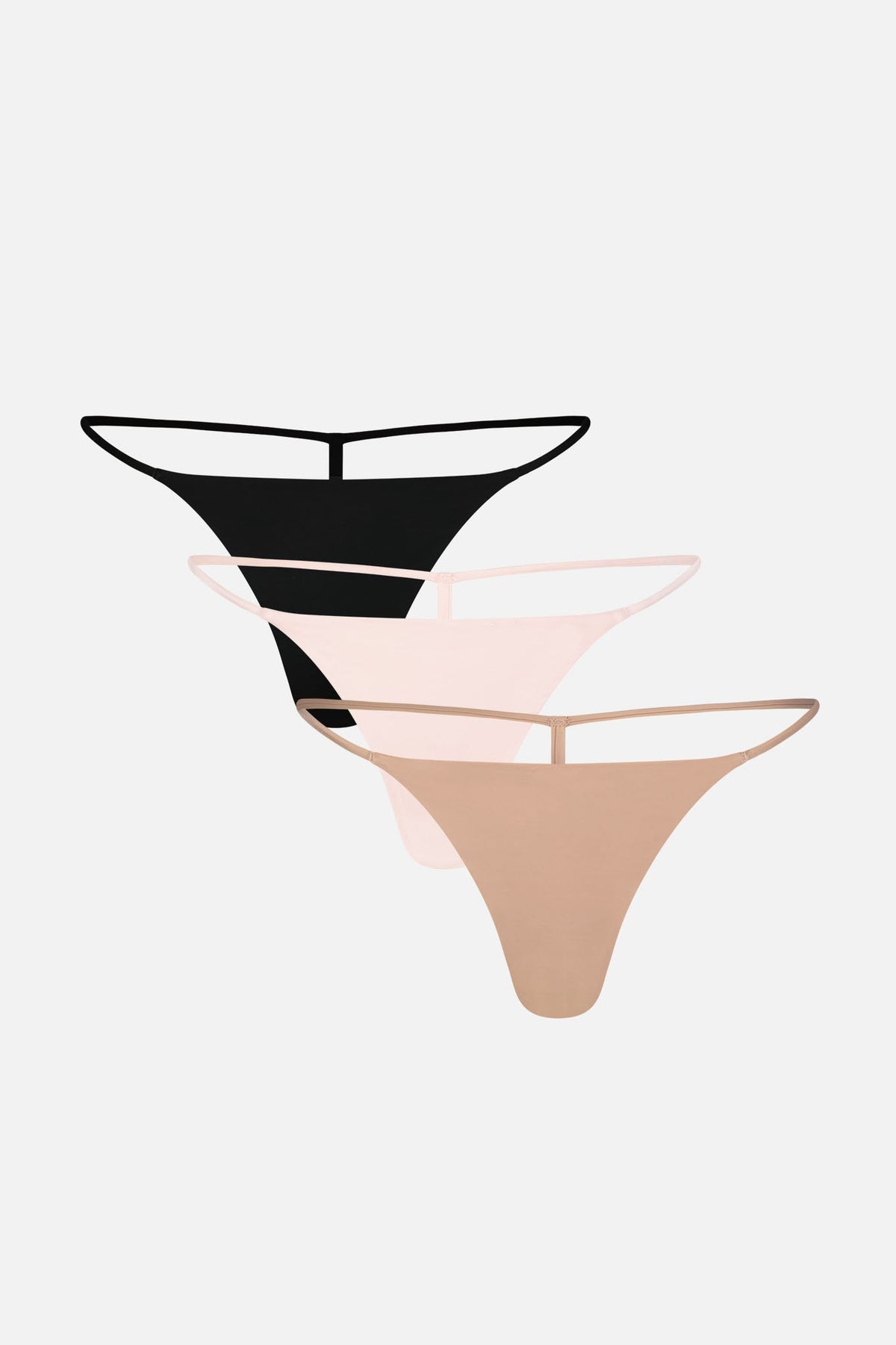 Glacé String Thong in Ballet (3-Pack)