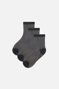 Fancy Mesh Sock in Black (3-Pack)
