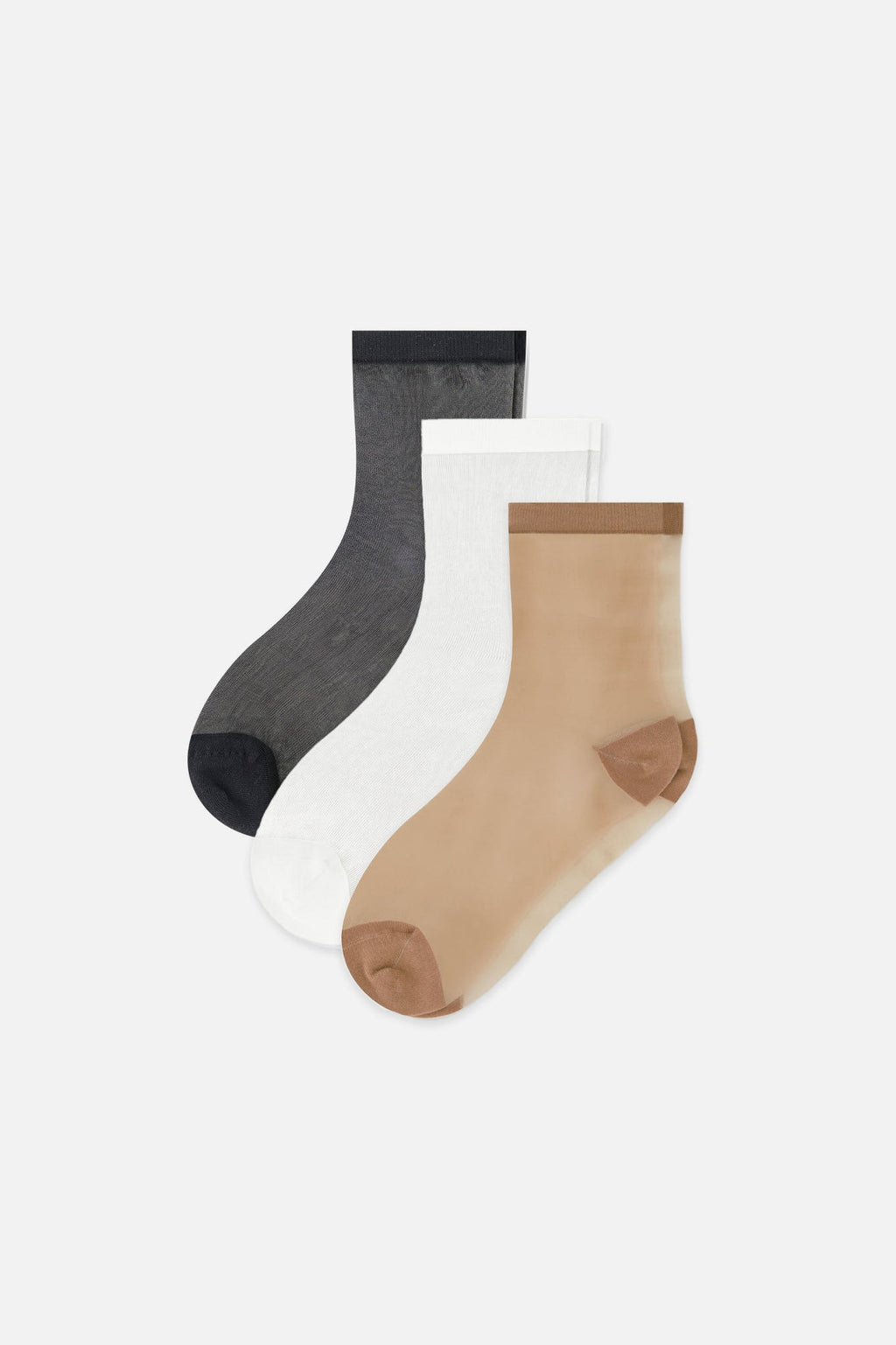 Fancy Mesh Sock in Essential (3-Pack)