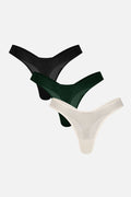 Sieve Dipped Thong in Nocturne (3-Pack)