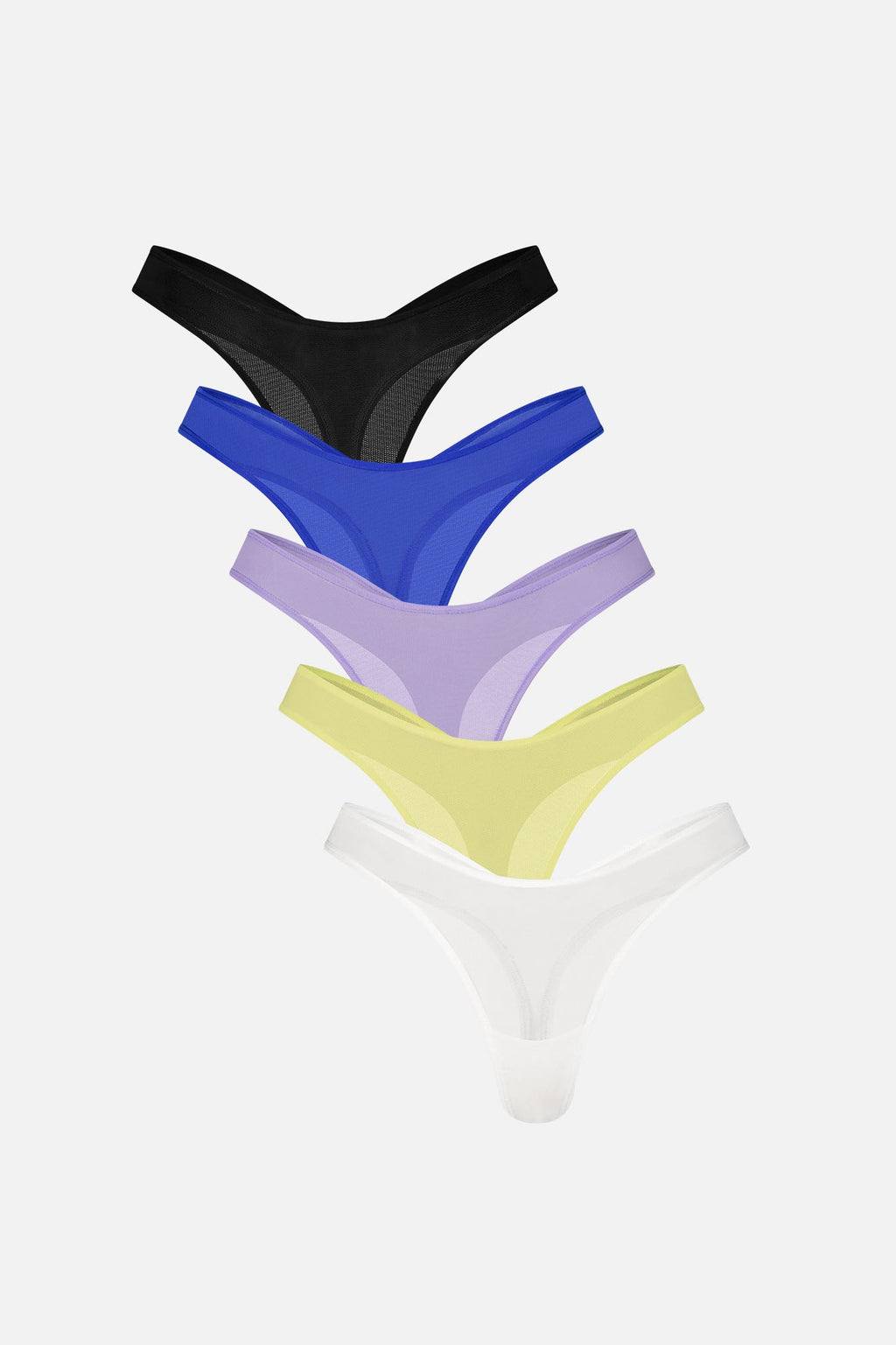 Sieve Dipped Thong in Electric (5-Pack)