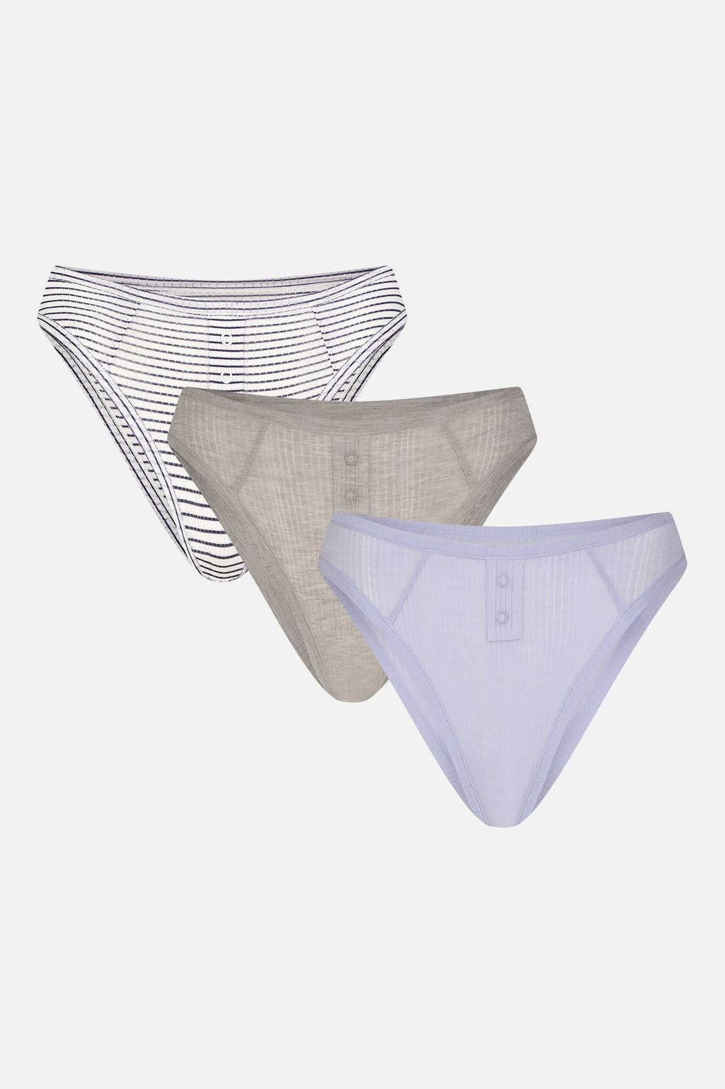 Whipped French Cut Brief in Drift (3-Pack)