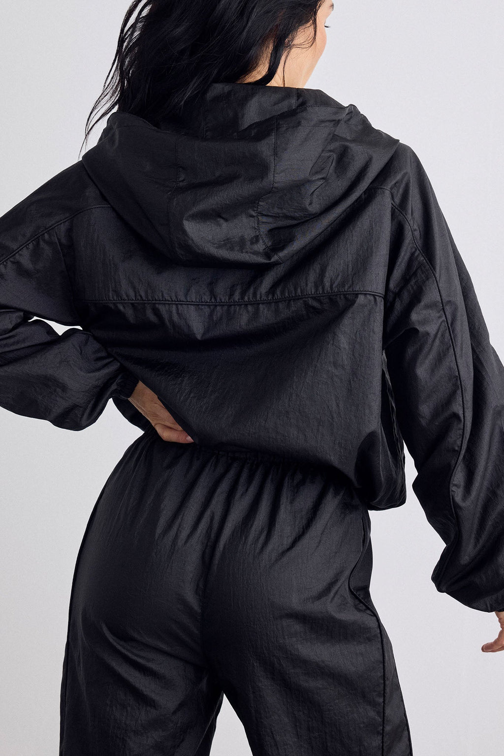 Parachute Jacket in Black