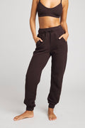 Waffle Knit Jogger in Ganache