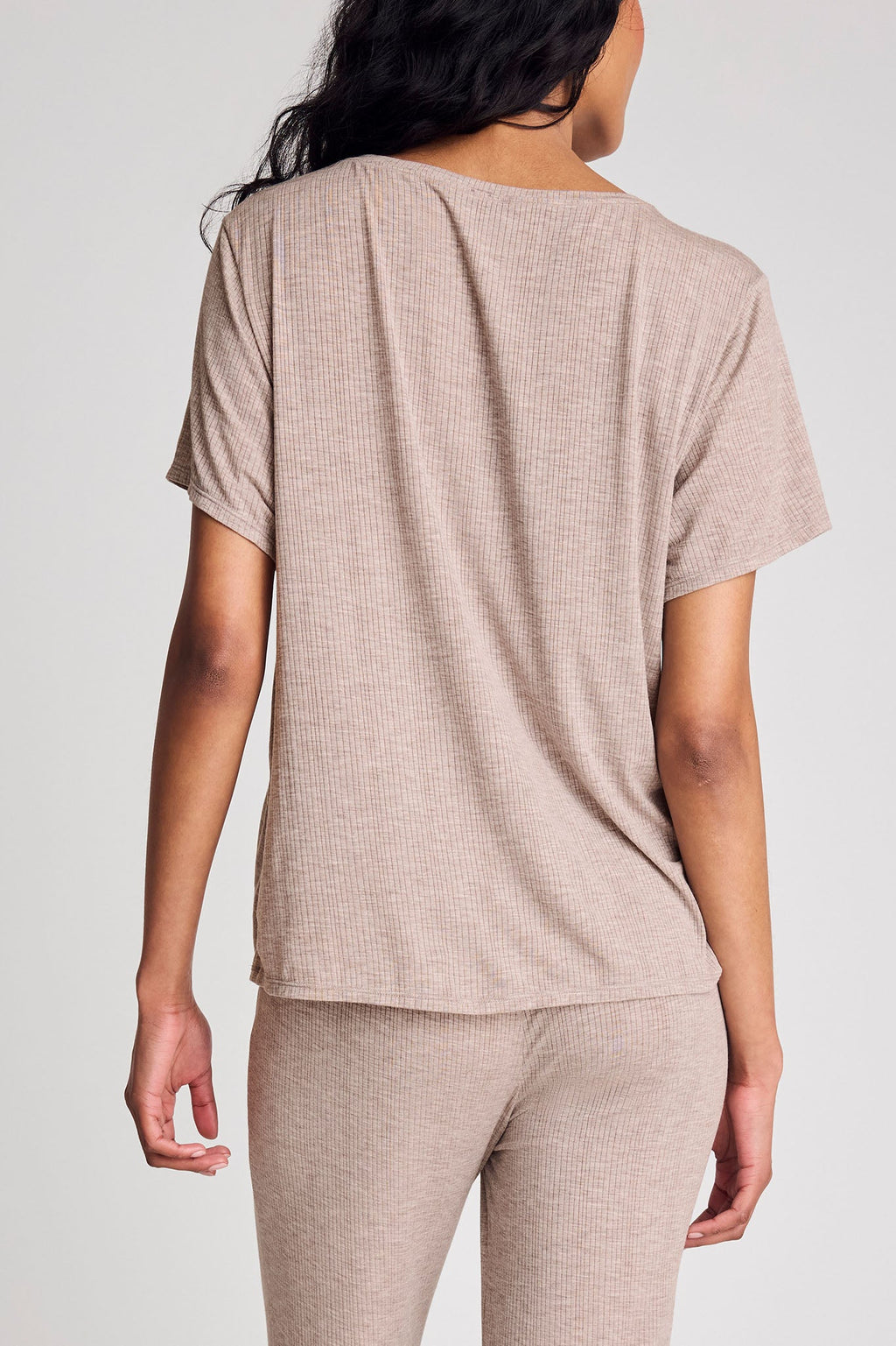Whipped Boyfriend V Tee in Mink