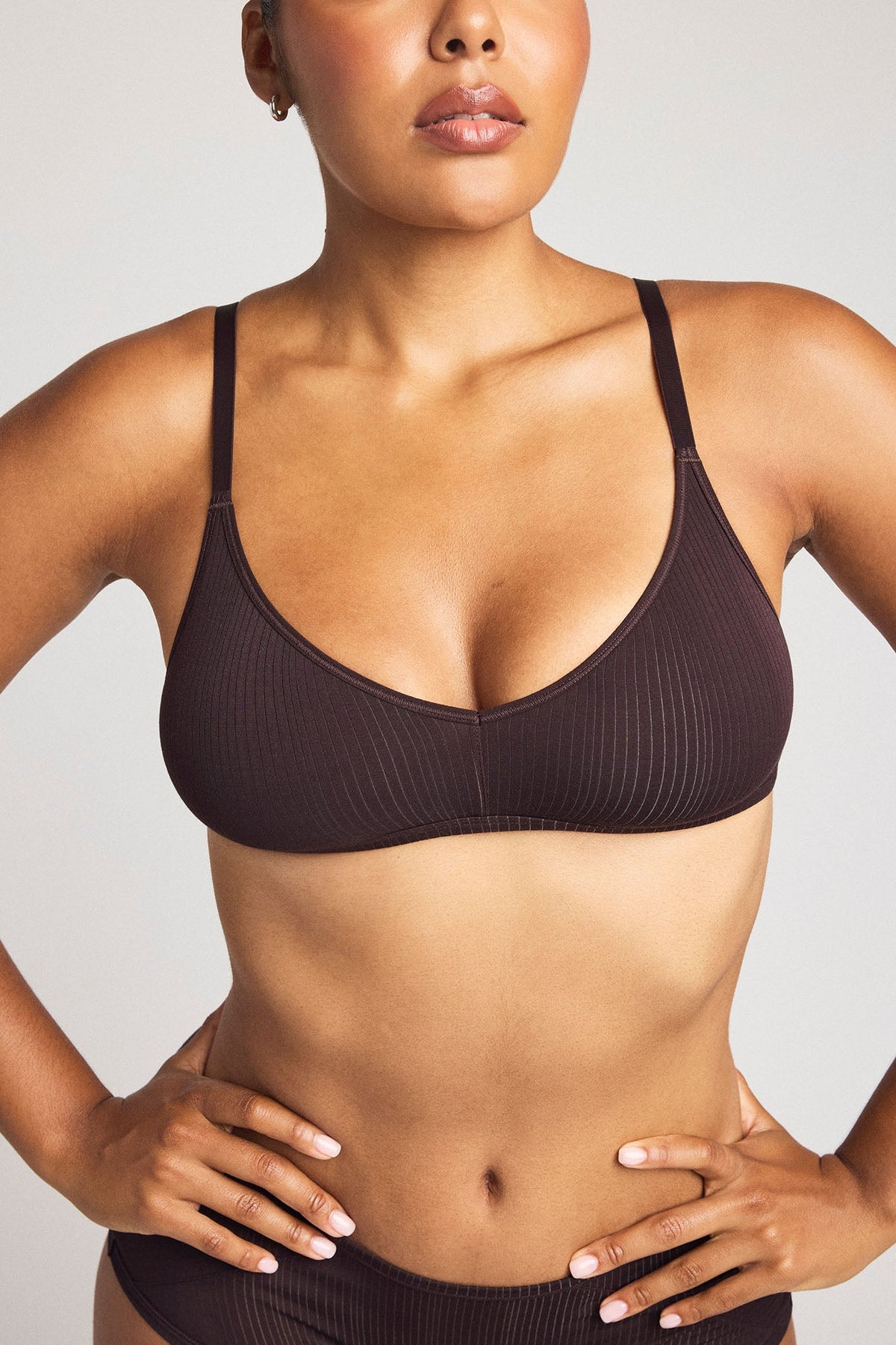 Whipped Non-Wire Bra in Ganache