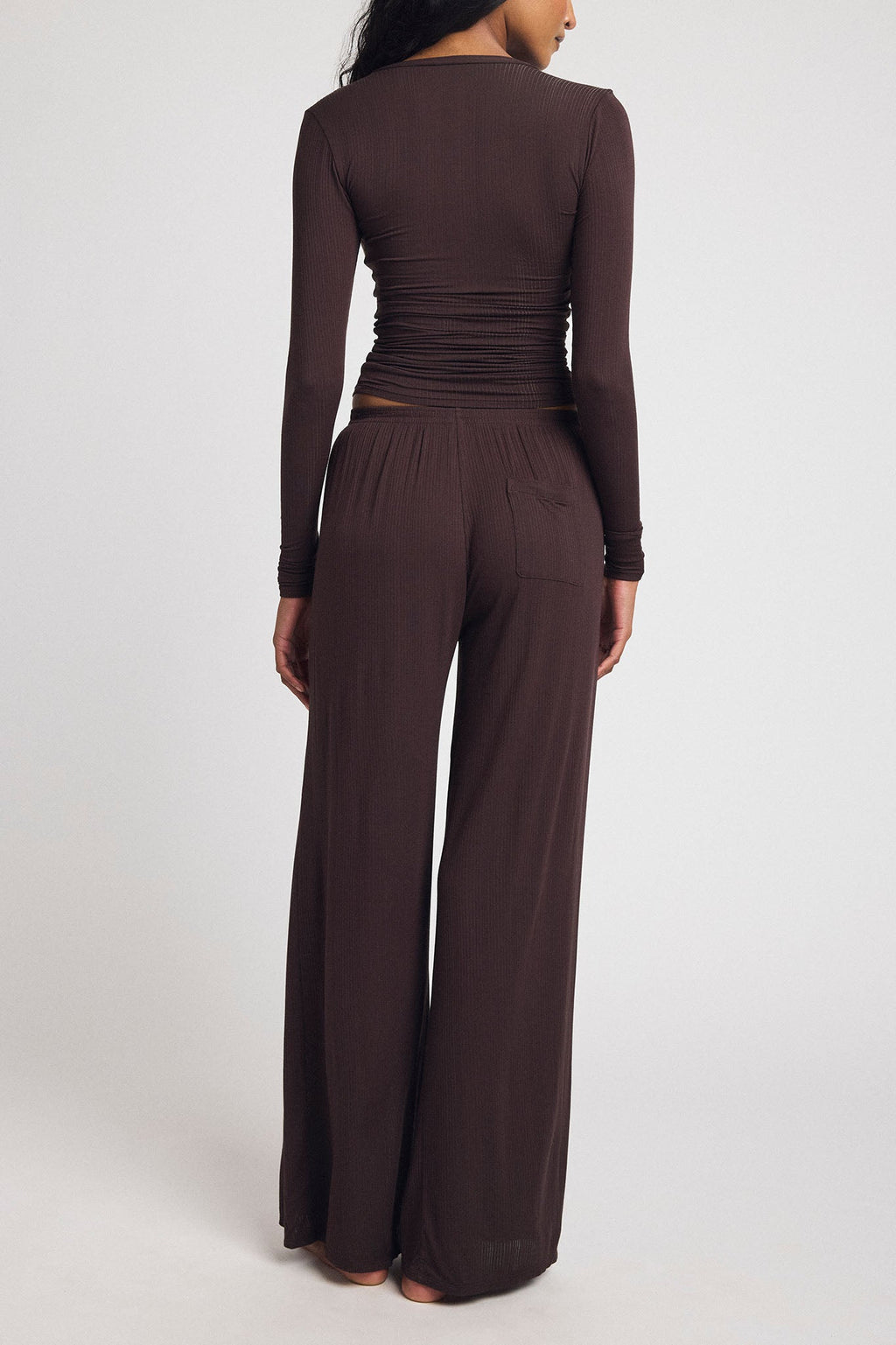Whipped Track Pant in Ganache