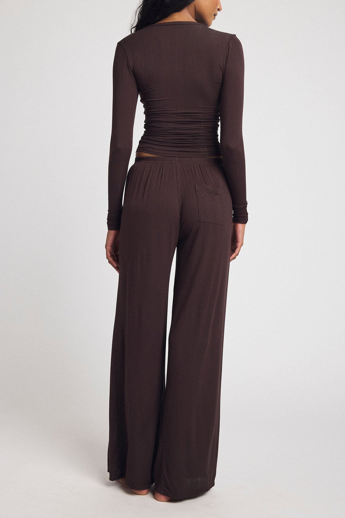 Whipped Track Pant in Ganache
