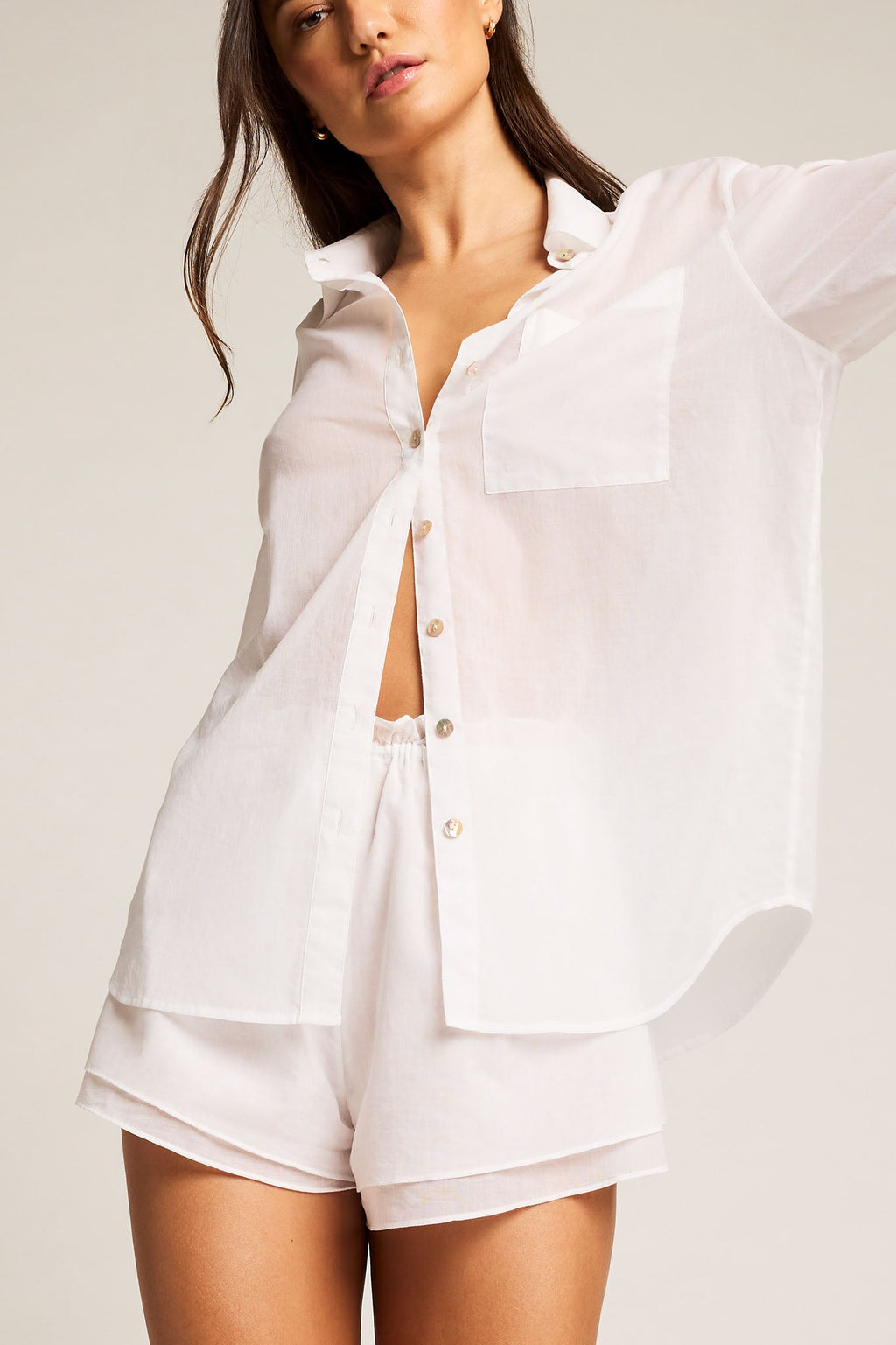 Island Shirt in White