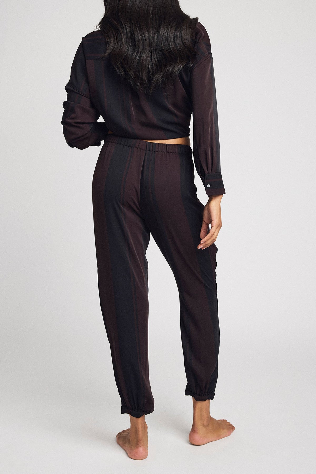 Supreme Jogger Pant in Ganache Stripe