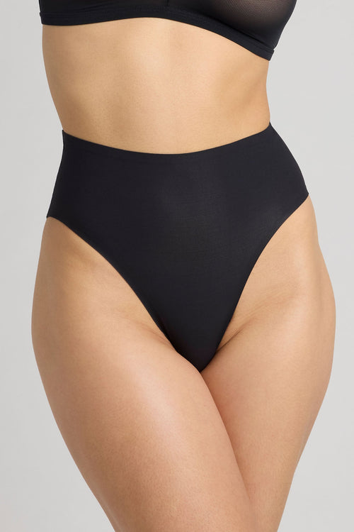 Base High Rise Brief in Black (3-Pack)