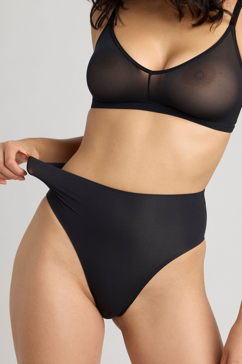 Base High Rise Brief in Black (3-Pack)