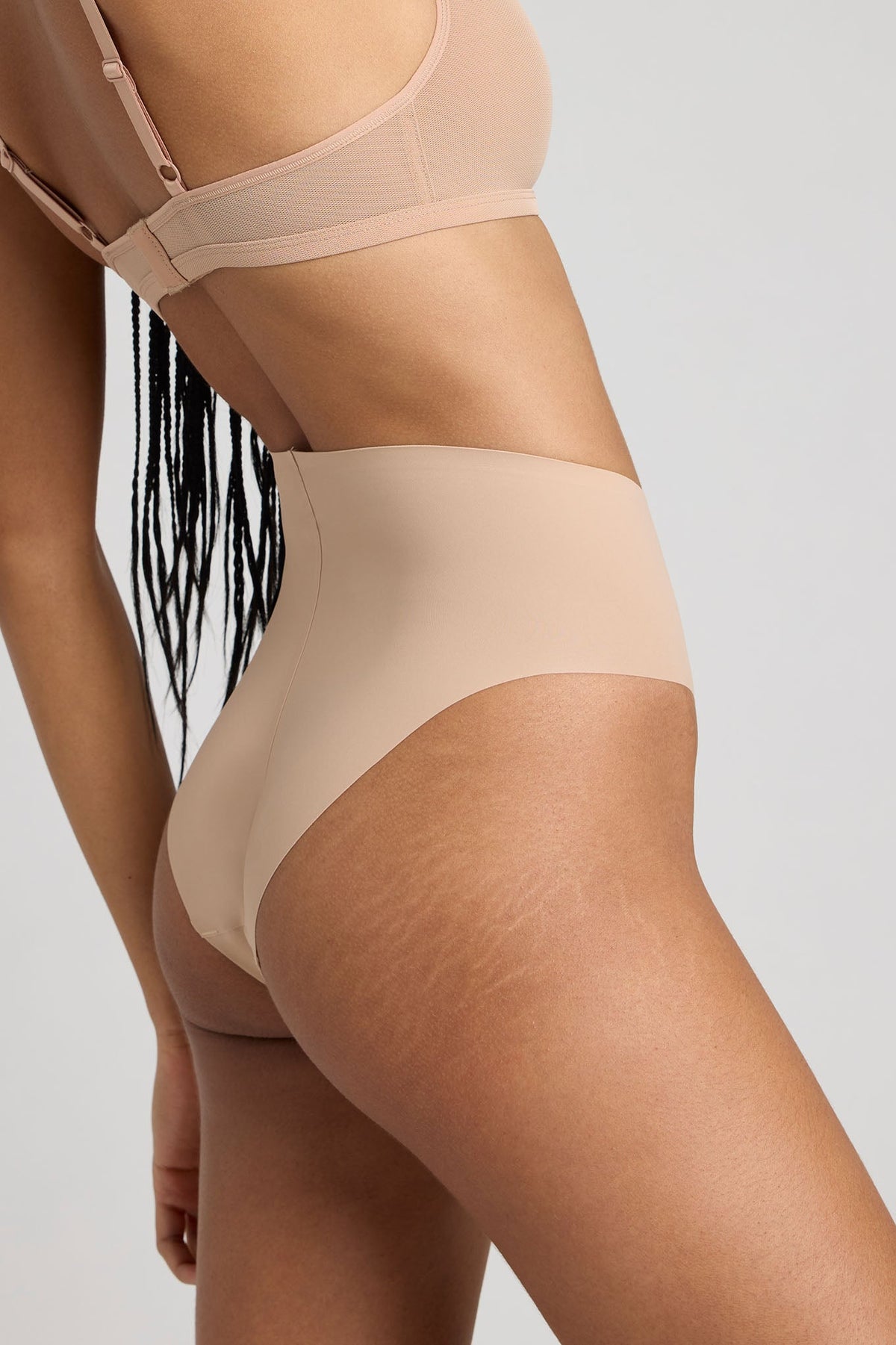 Base High Rise Brief in Buff (3-Pack)